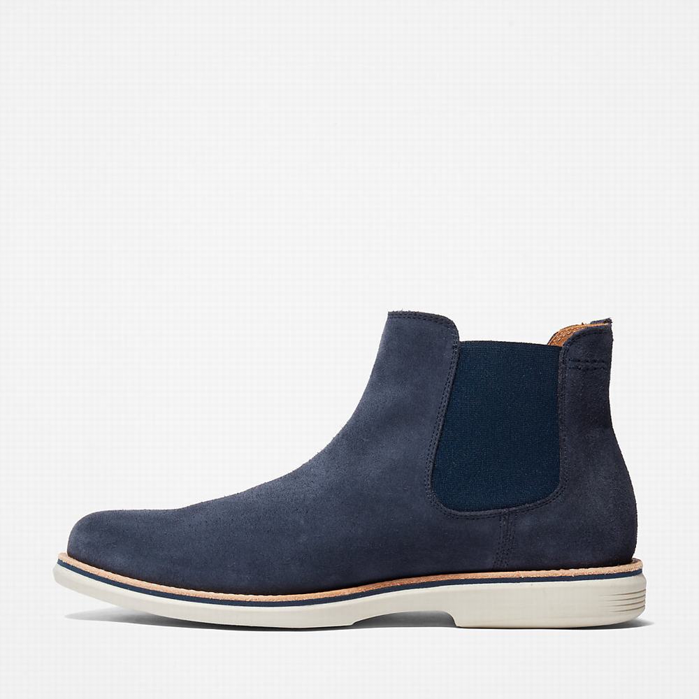 Timberland City Groove Chelsea Chelsea Bot Erkek Lacivert | TR-4981F