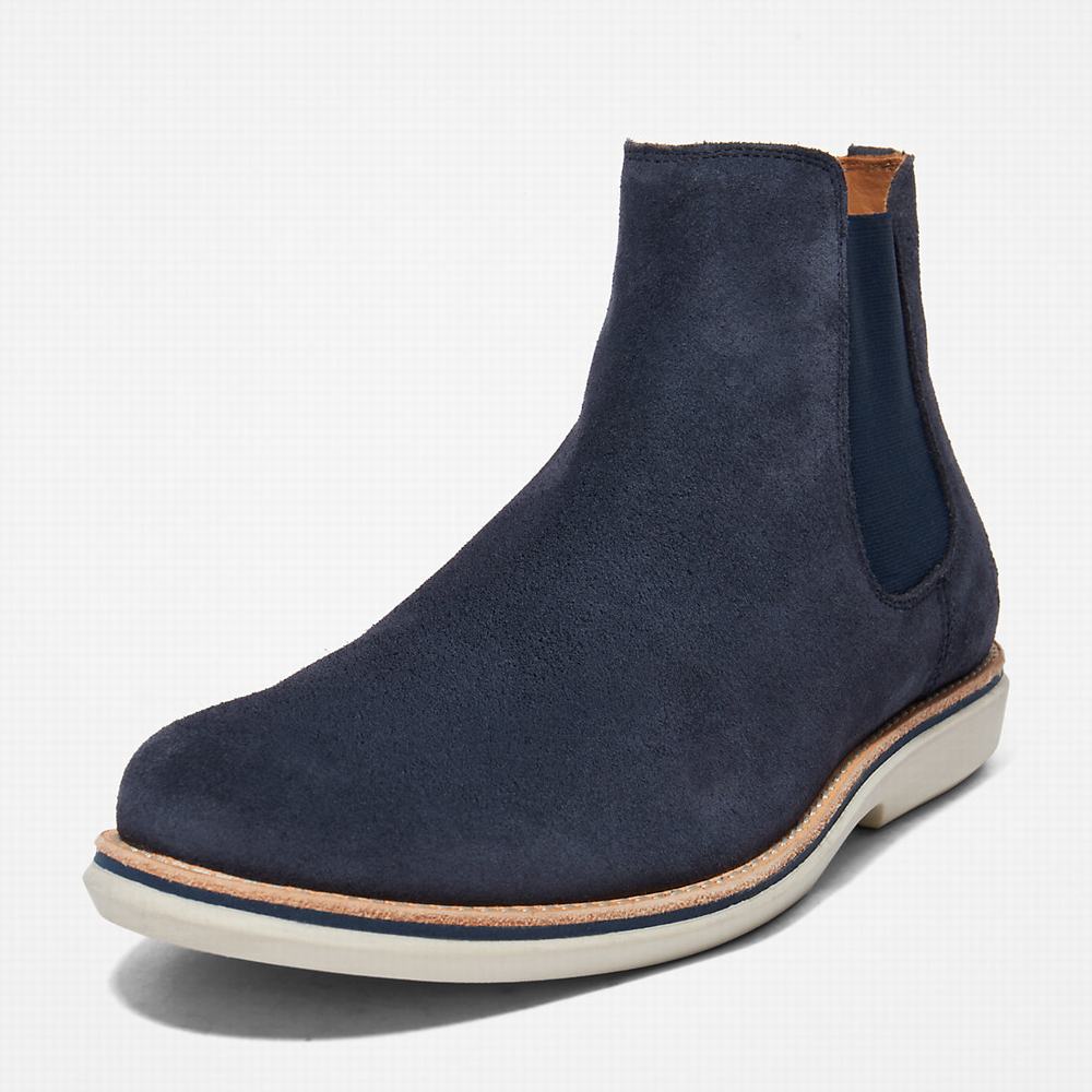 Timberland City Groove Chelsea Chelsea Bot Erkek Lacivert | TR-4981F