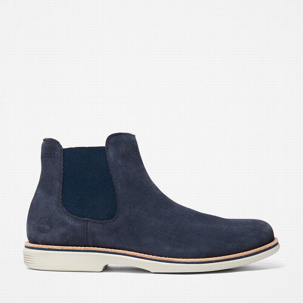 Timberland City Groove Chelsea Chelsea Bot Erkek Lacivert | TR-4981F