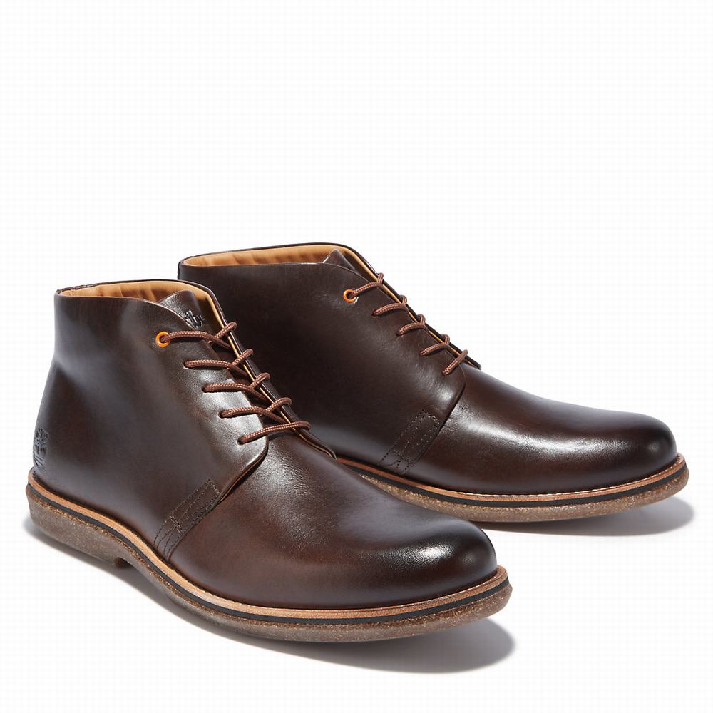 Timberland City Groove Chukka Bot Erkek Koyu Kahverengi | TR-3849X
