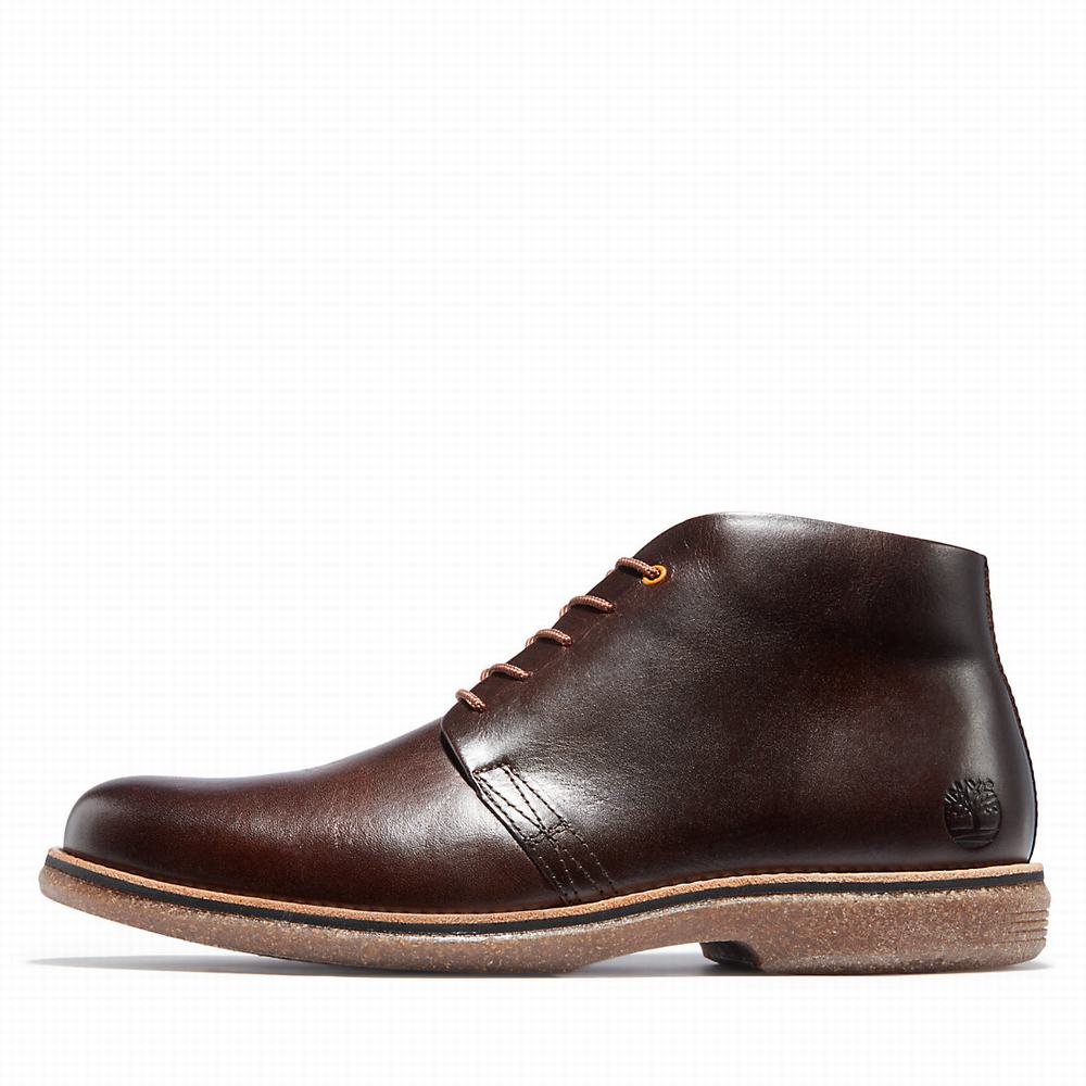 Timberland City Groove Chukka Bot Erkek Koyu Kahverengi | TR-3849X