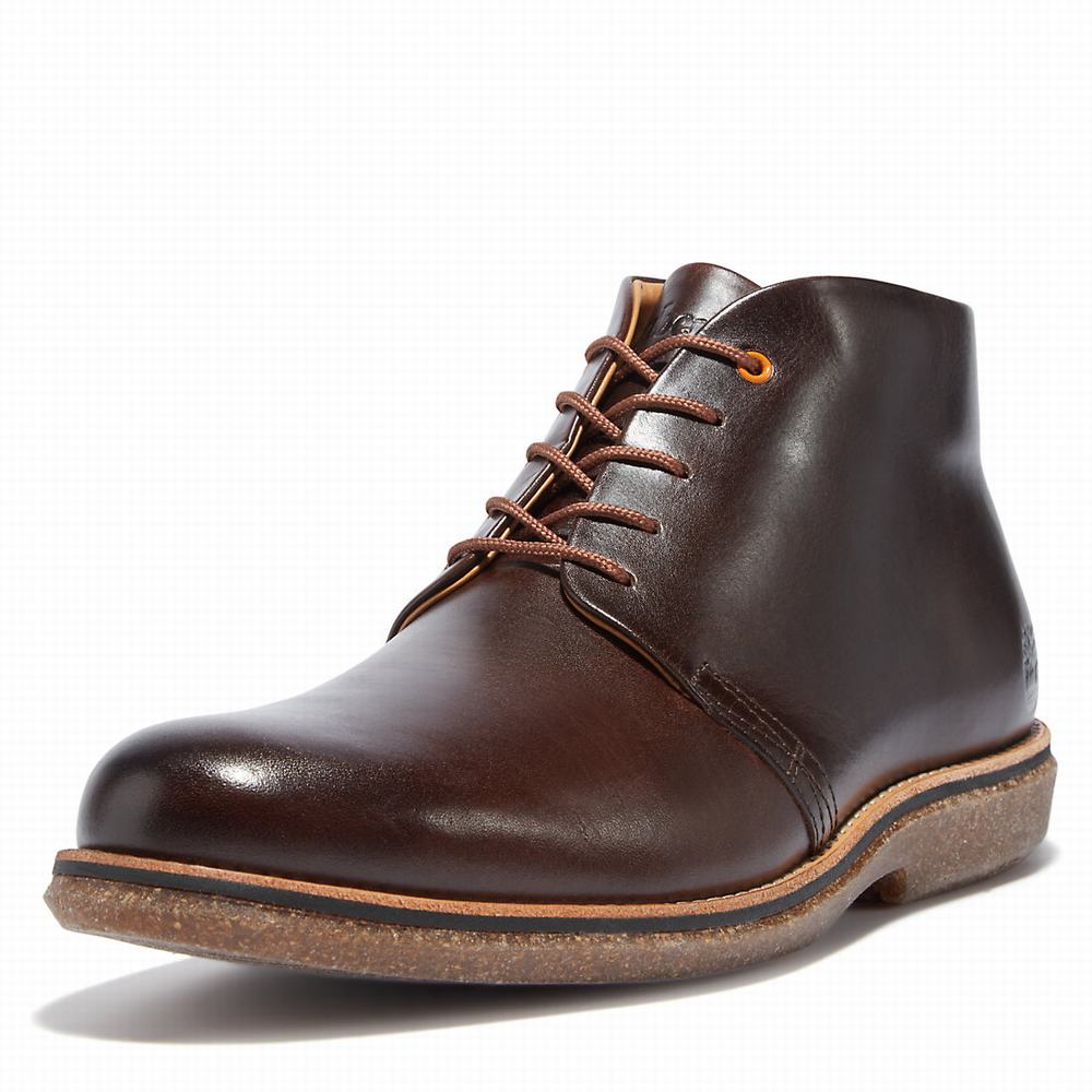 Timberland City Groove Chukka Bot Erkek Koyu Kahverengi | TR-3849X