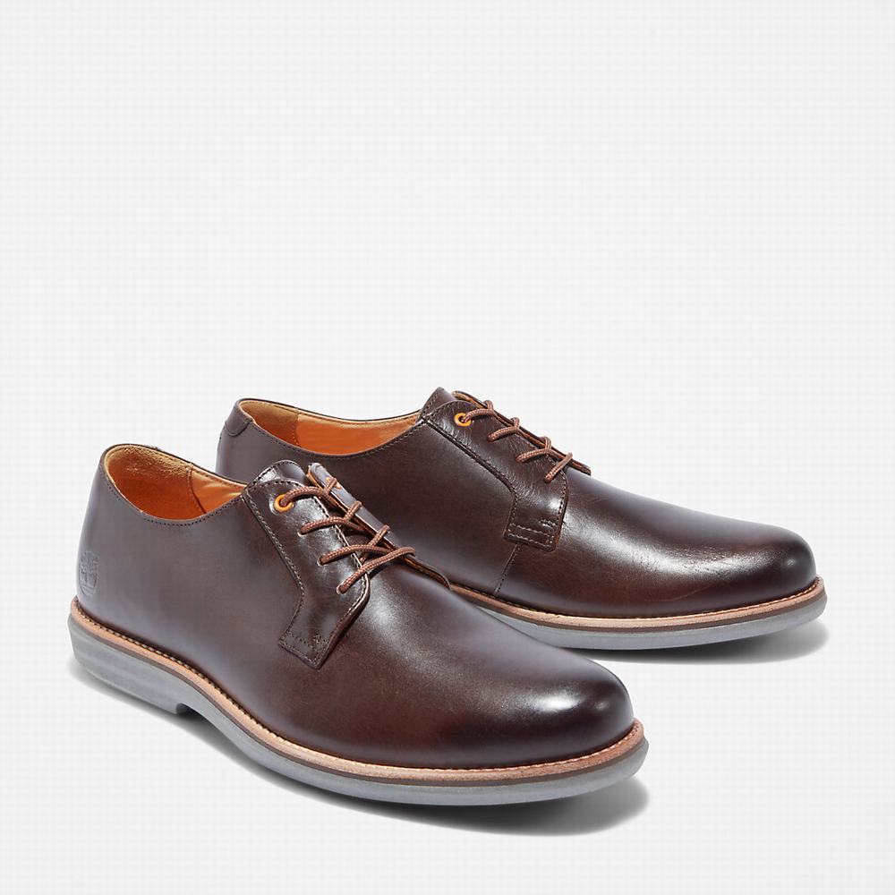 Timberland City Groove Oxford Ayakkabı Erkek Koyu Kahverengi | TR-0369H