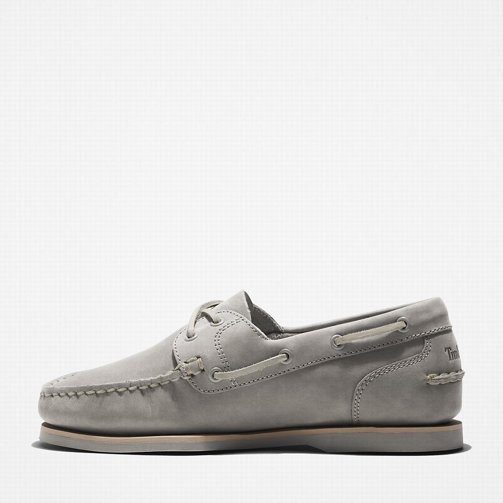 Timberland Classic 2-Eye Tekne Ayakkabısı Kadın Gri | TR-0672H