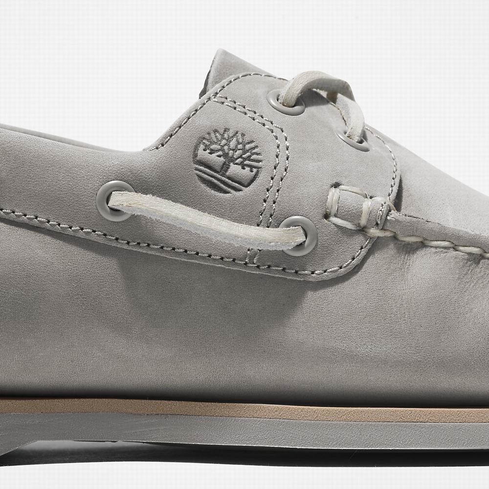 Timberland Classic 2-Eye Tekne Ayakkabısı Kadın Gri | TR-0672H