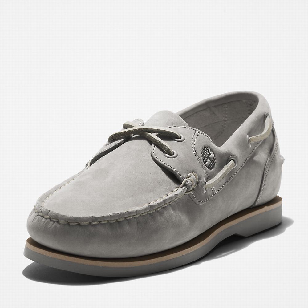 Timberland Classic 2-Eye Tekne Ayakkabısı Kadın Gri | TR-0672H