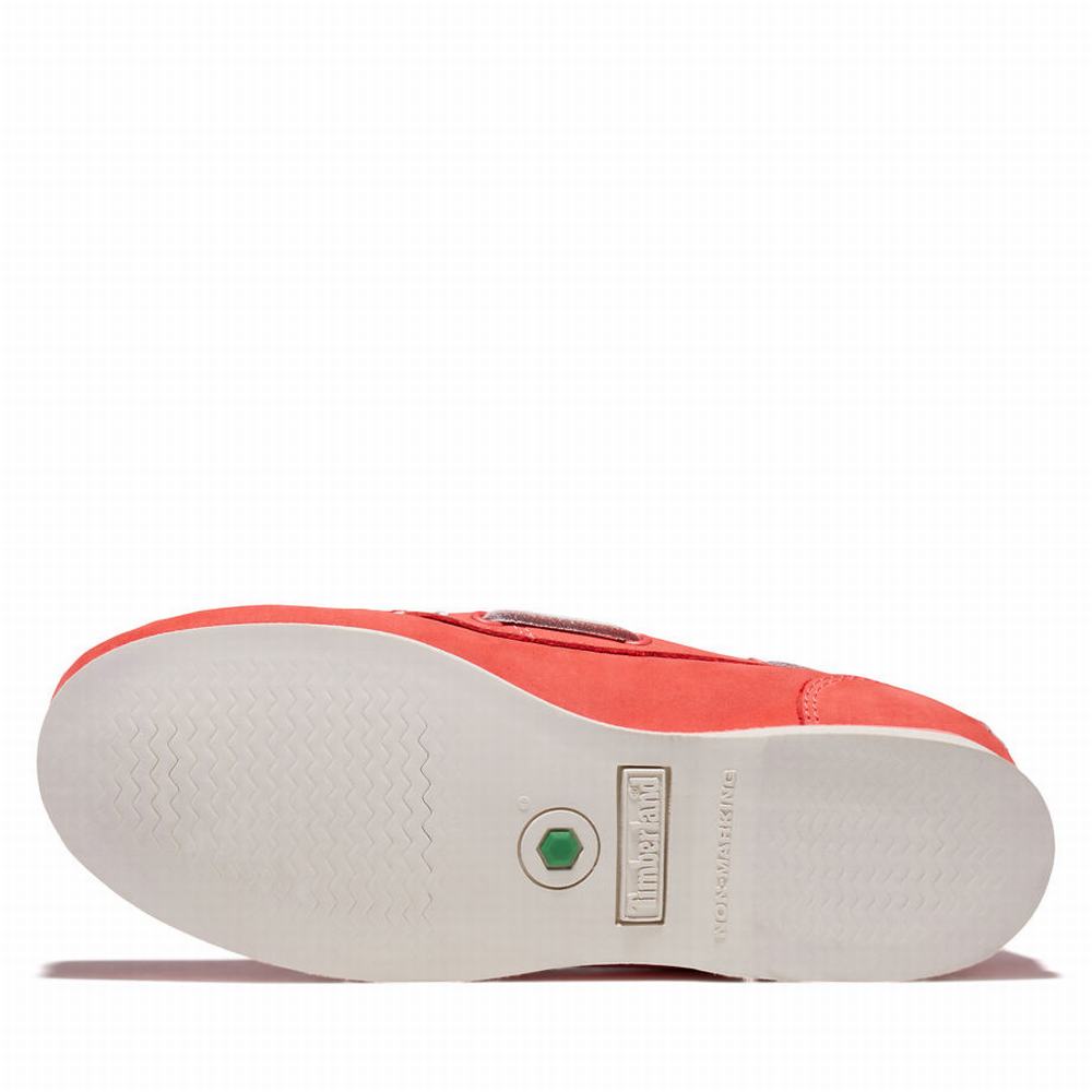 Timberland Classic 2-Eye Tekne Ayakkabısı Kadın Kırmızı | TR-4063F