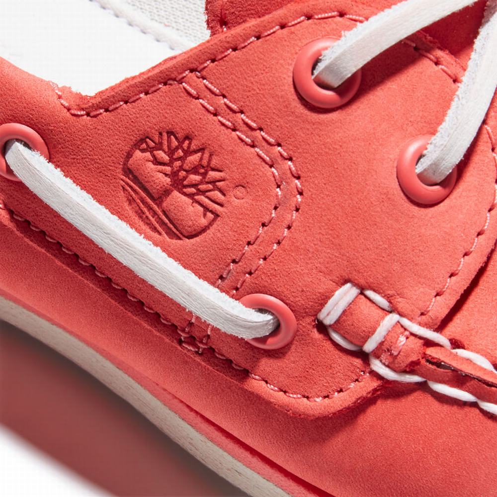 Timberland Classic 2-Eye Tekne Ayakkabısı Kadın Kırmızı | TR-4063F