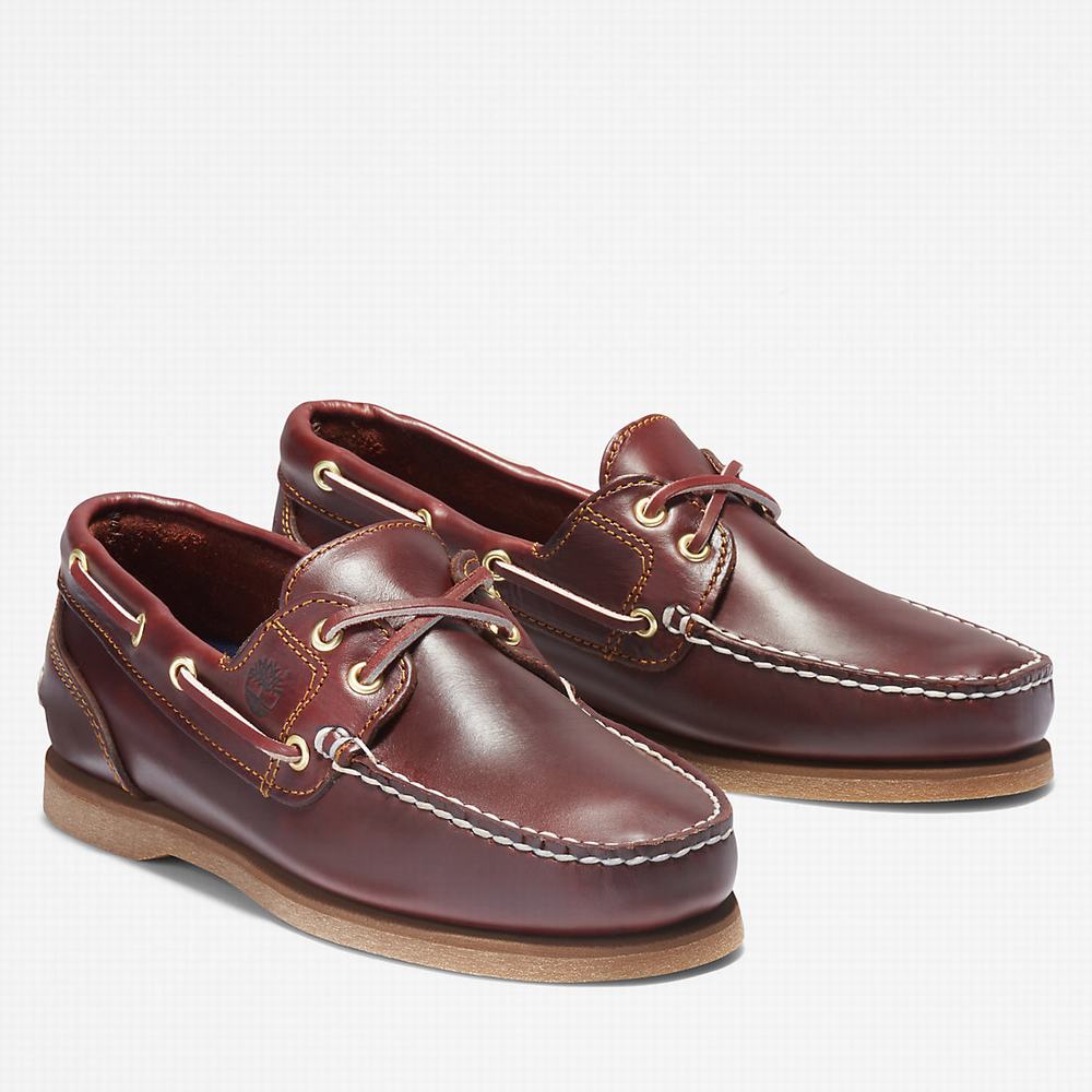Timberland Classic 2-Eye Tekne Ayakkabısı Kadın Kahverengi | TR-4073D