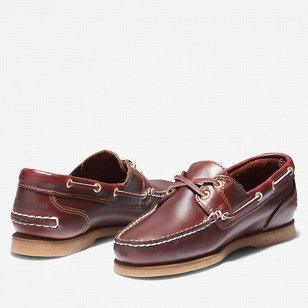 Timberland Classic 2-Eye Tekne Ayakkabısı Kadın Kahverengi | TR-4073D