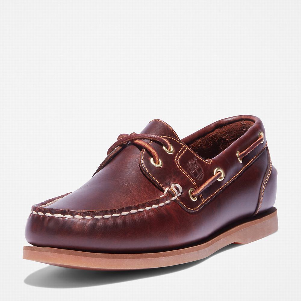 Timberland Classic 2-Eye Tekne Ayakkabısı Kadın Kahverengi | TR-4073D