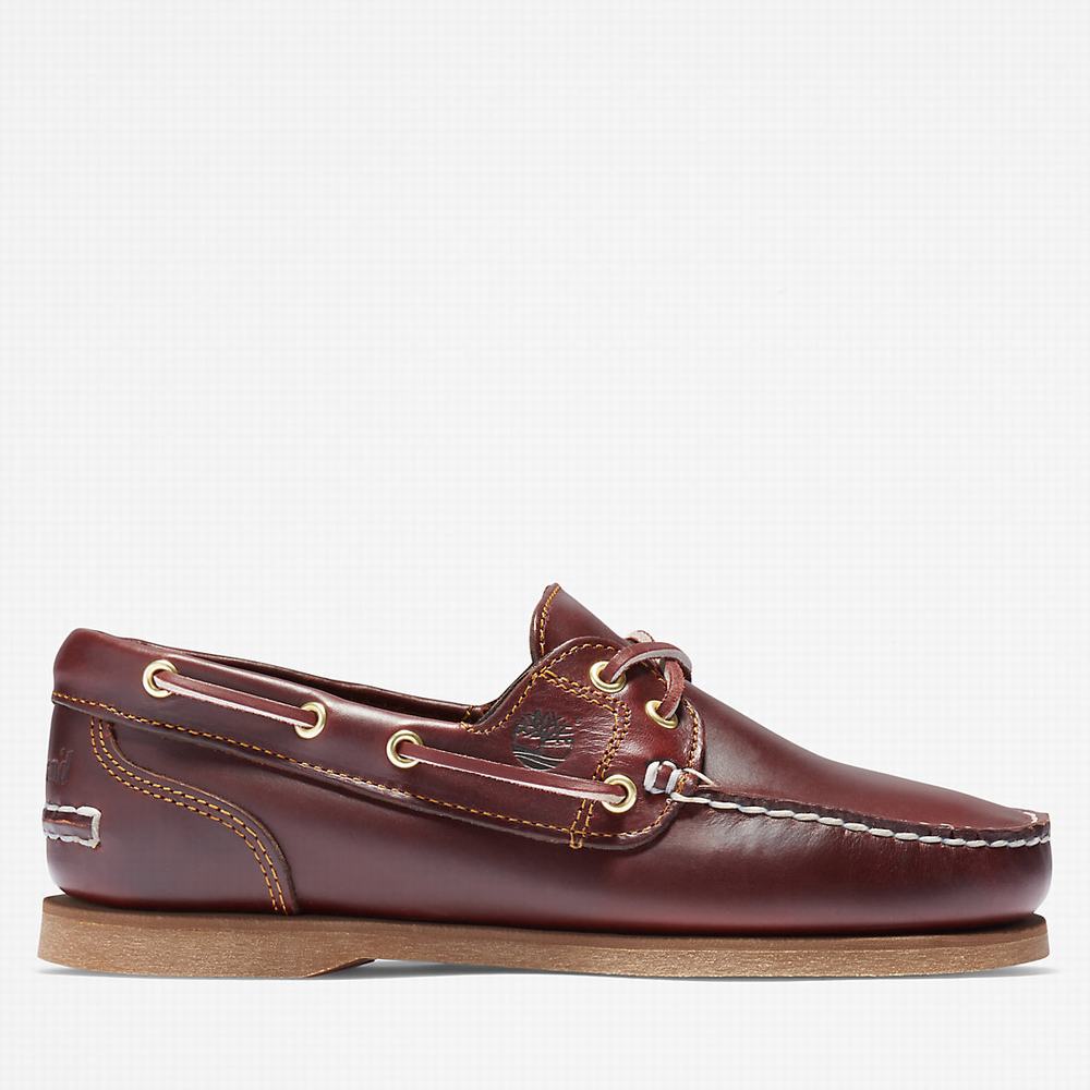 Timberland Classic 2-Eye Tekne Ayakkabısı Kadın Kahverengi | TR-4073D