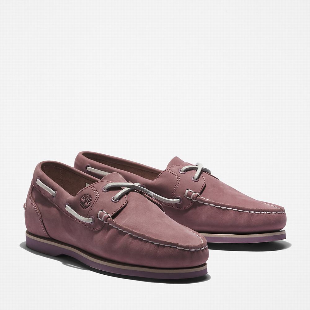 Timberland Classic 2-Eye Tekne Ayakkabısı Kadın Pembe | TR-6347G