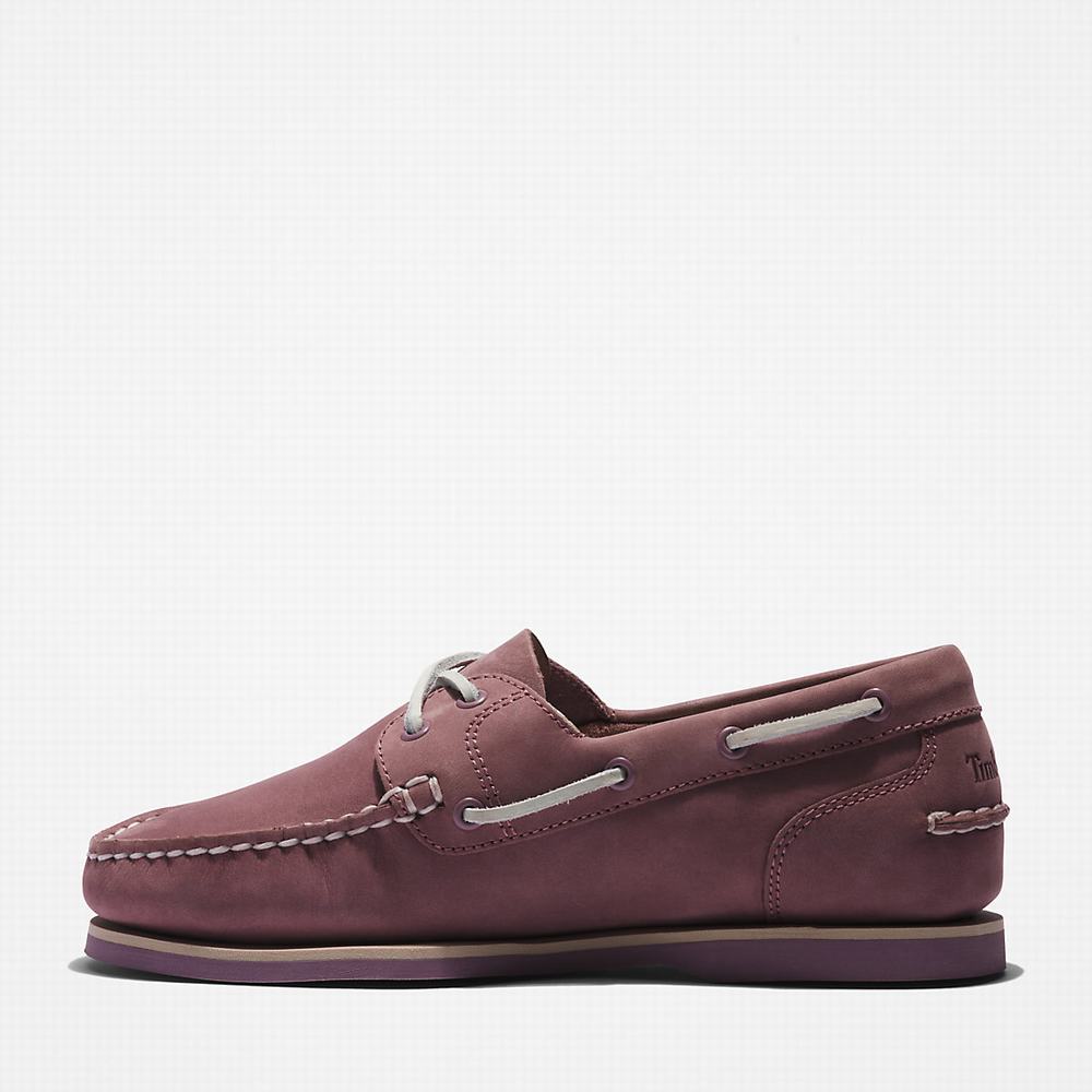 Timberland Classic 2-Eye Tekne Ayakkabısı Kadın Pembe | TR-6347G