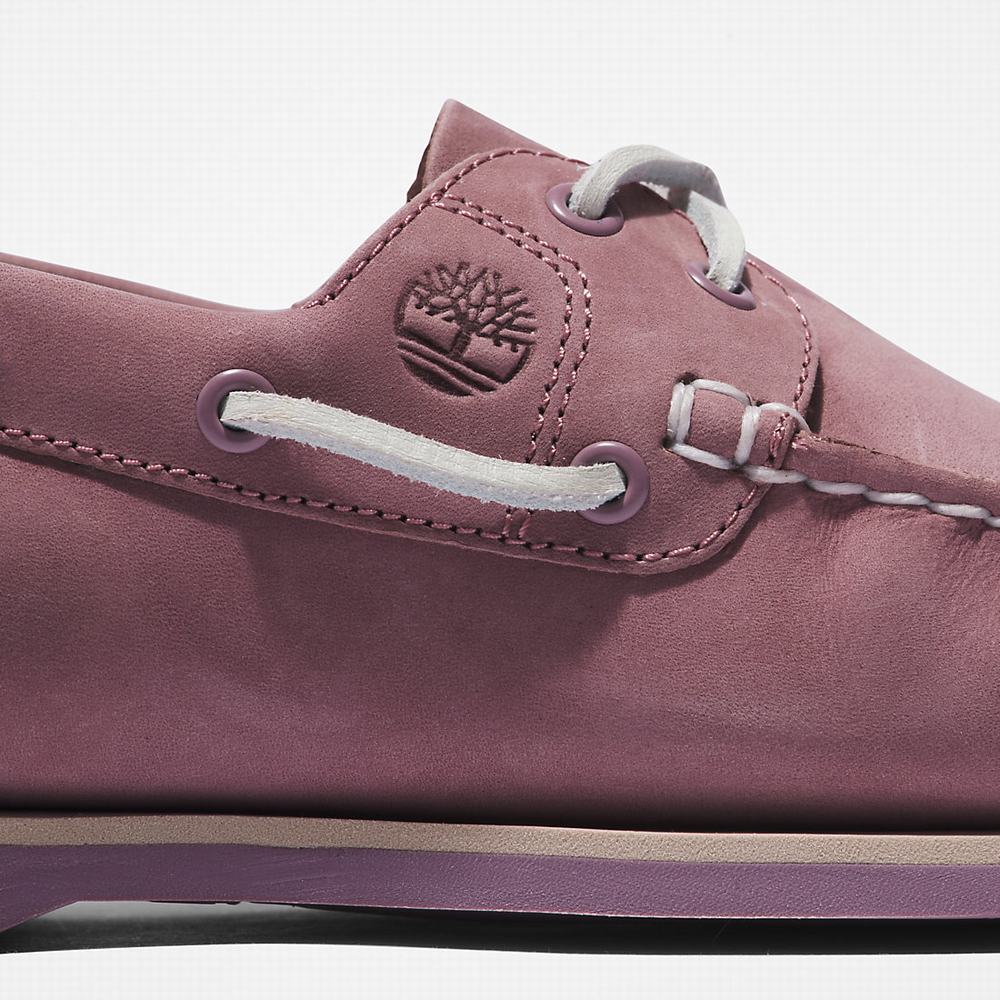 Timberland Classic 2-Eye Tekne Ayakkabısı Kadın Pembe | TR-6347G
