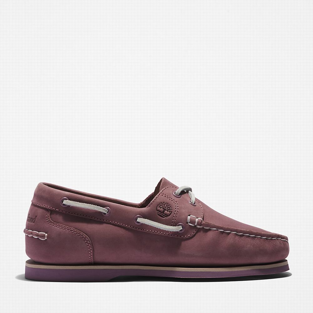 Timberland Classic 2-Eye Tekne Ayakkabısı Kadın Pembe | TR-6347G