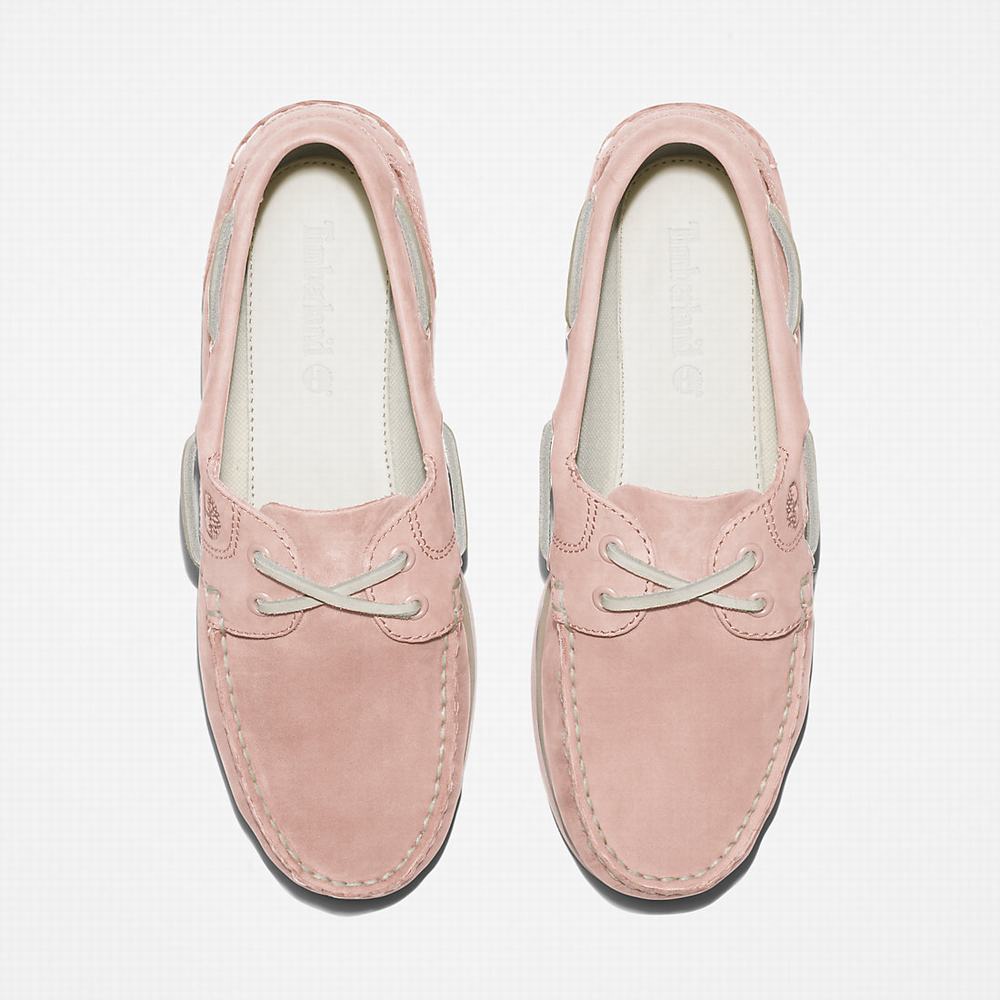 Timberland Classic 2-Eye Tekne Ayakkabısı Kadın Açık Pembe | TR-9384J