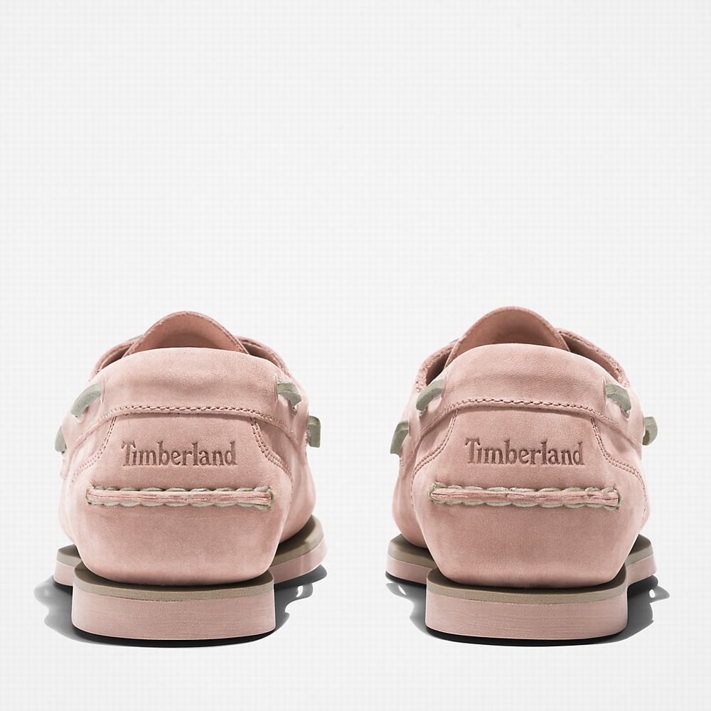 Timberland Classic 2-Eye Tekne Ayakkabısı Kadın Açık Pembe | TR-9384J