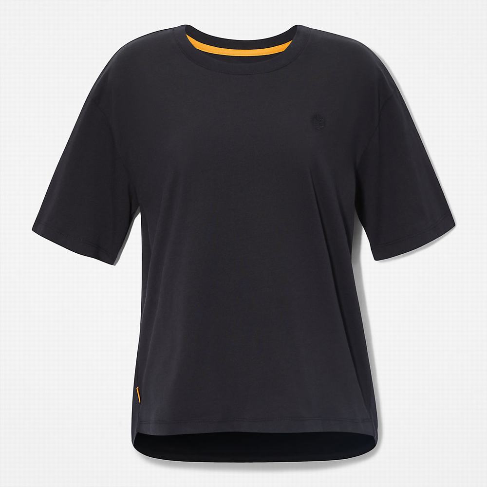 Timberland Classic Crew Tişört Kadın Siyah | TR-9542K