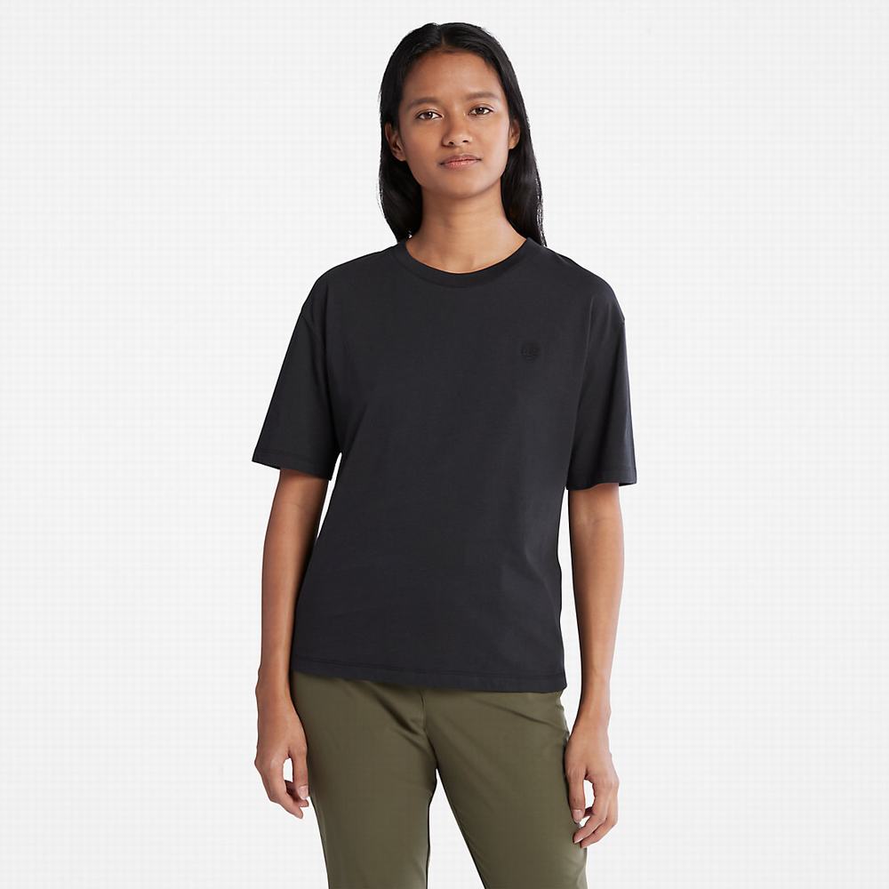 Timberland Classic Crew Tişört Kadın Siyah | TR-9542K