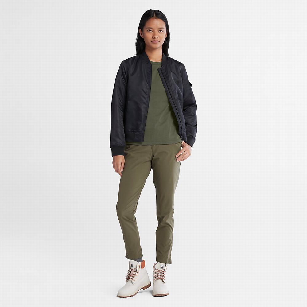 Timberland Classic Crew Tişört Kadın Yeşil | TR-2479J