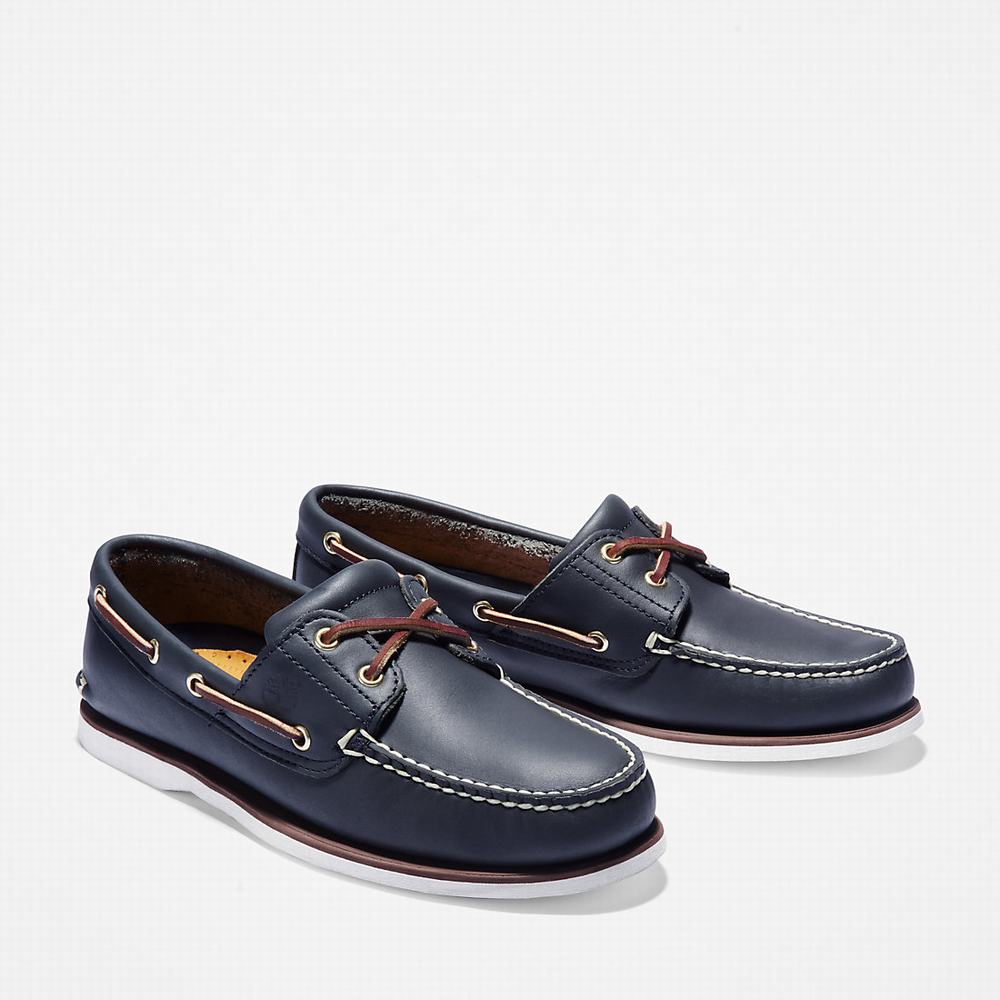 Timberland Classic Tekne Ayakkabısı Erkek Lacivert | TR-5048W