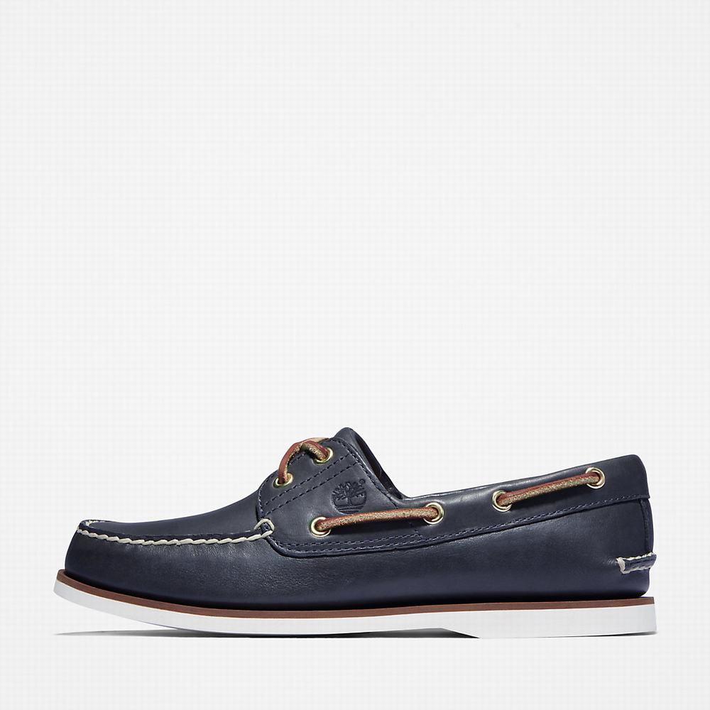 Timberland Classic Tekne Ayakkabısı Erkek Lacivert | TR-5048W