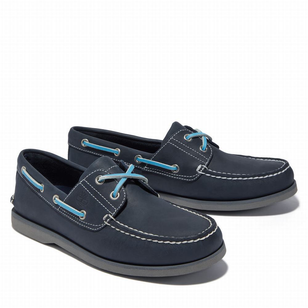 Timberland Classic Tekne Ayakkabısı Erkek Lacivert | TR-5427Y