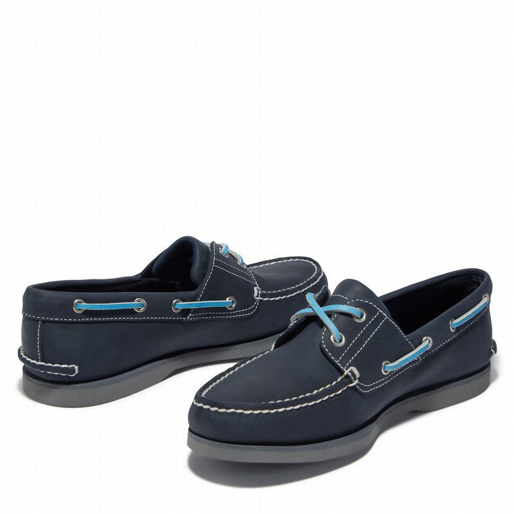 Timberland Classic Tekne Ayakkabısı Erkek Lacivert | TR-5427Y