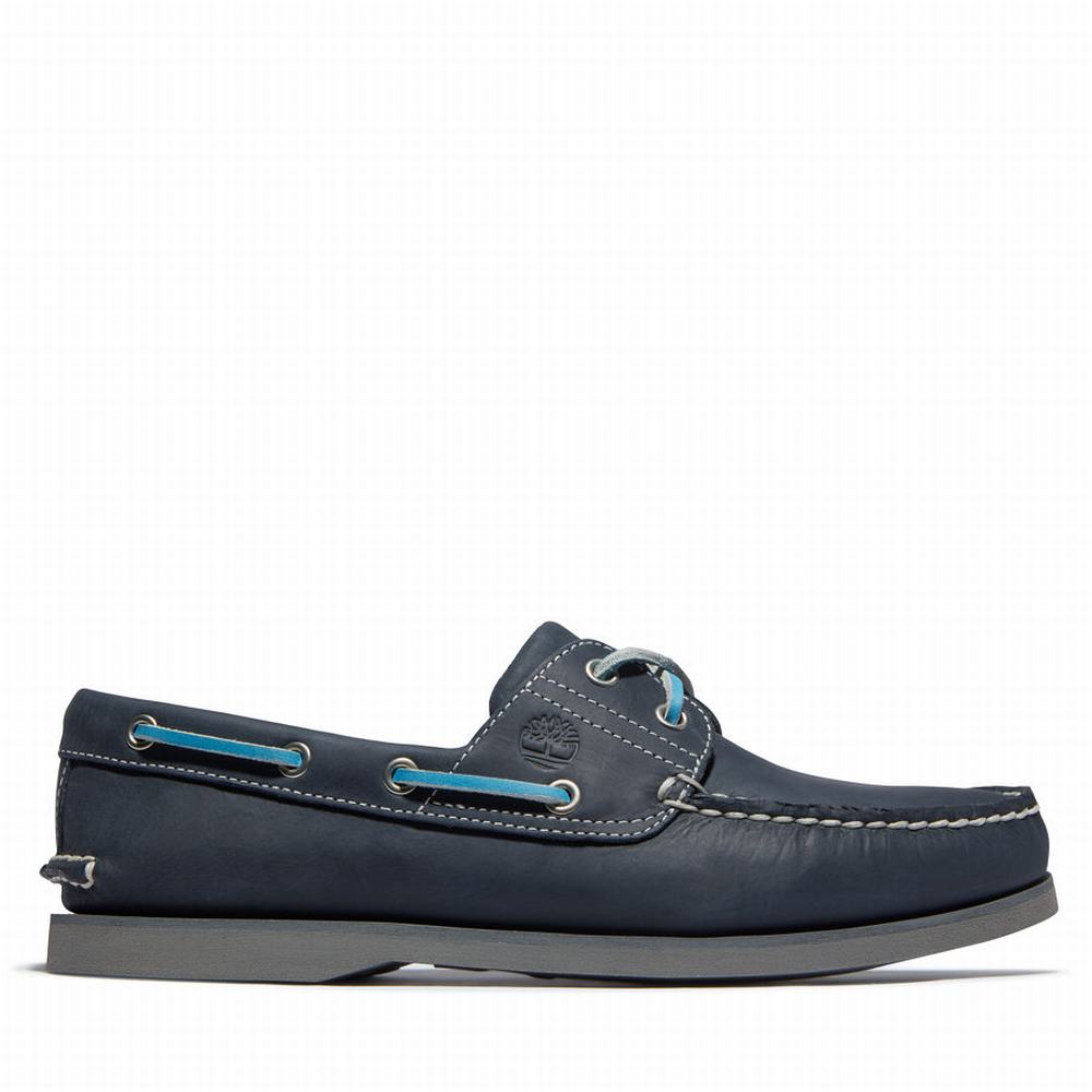 Timberland Classic Tekne Ayakkabısı Erkek Lacivert | TR-5427Y