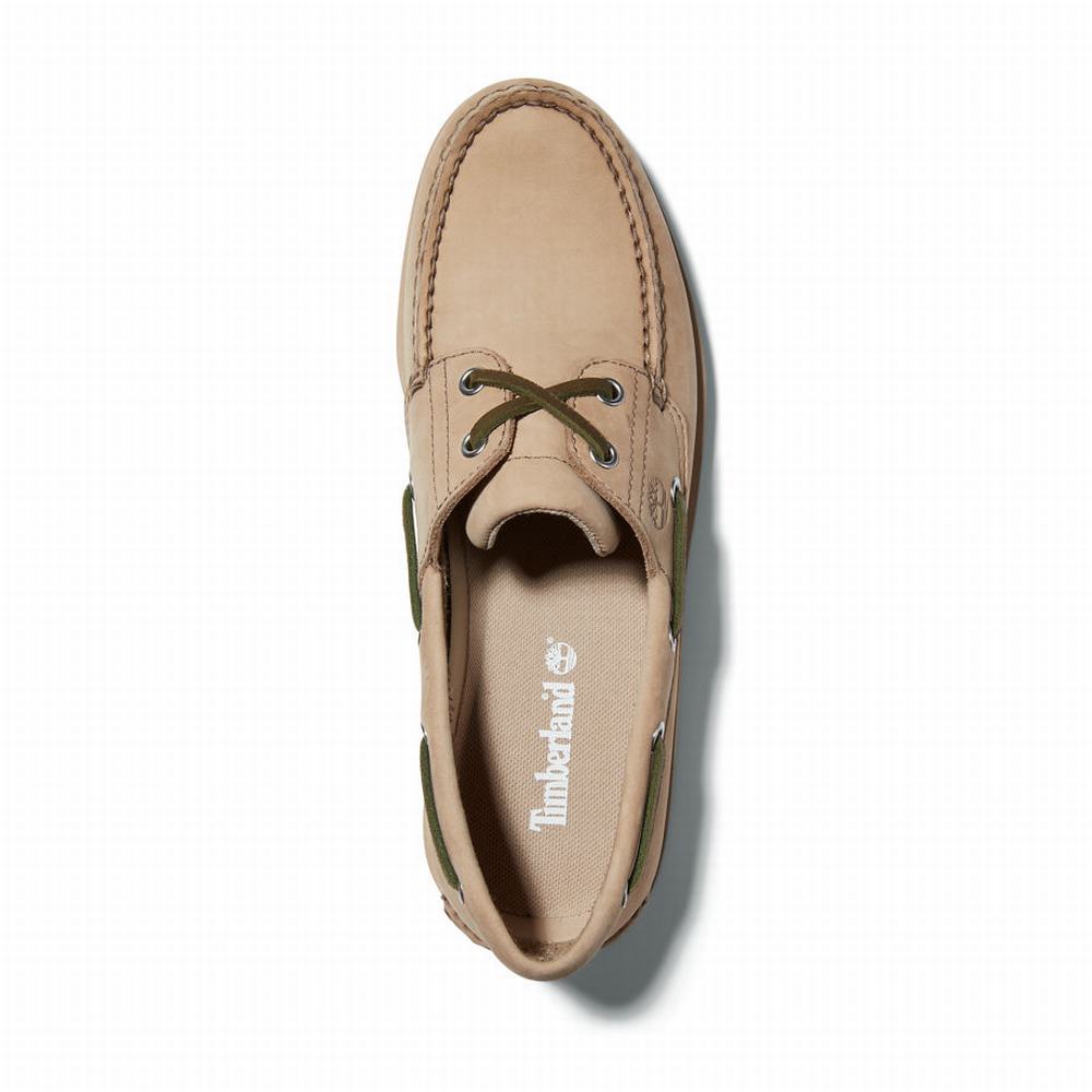 Timberland Classic Tekne Ayakkabısı Erkek Bej Rengi | TR-5610Q