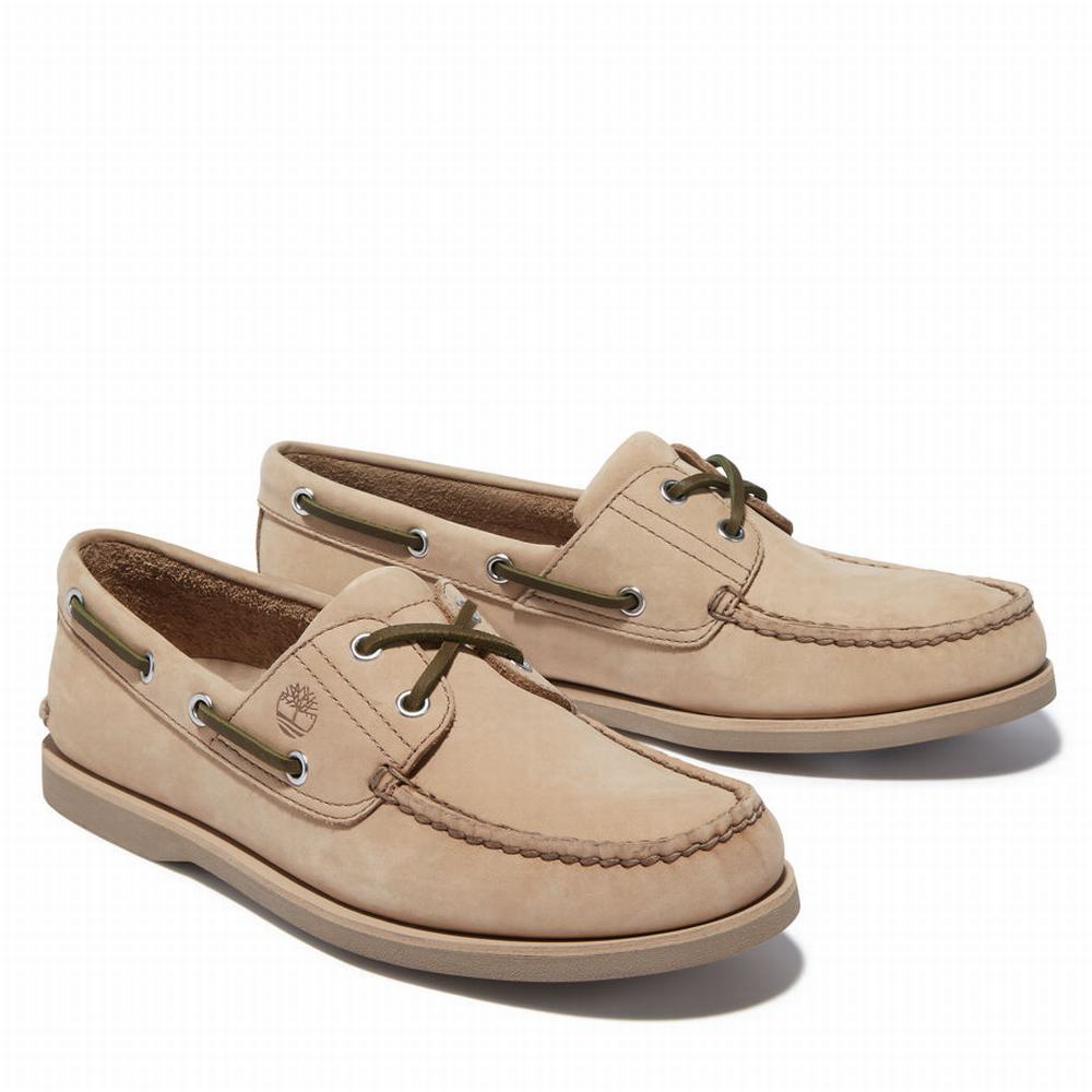Timberland Classic Tekne Ayakkabısı Erkek Bej Rengi | TR-5610Q