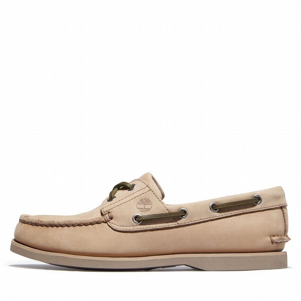 Timberland Classic Tekne Ayakkabısı Erkek Bej Rengi | TR-5610Q