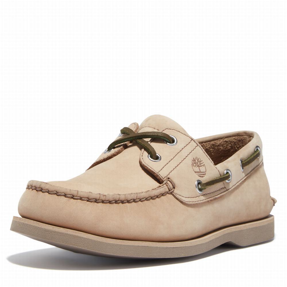 Timberland Classic Tekne Ayakkabısı Erkek Bej Rengi | TR-5610Q