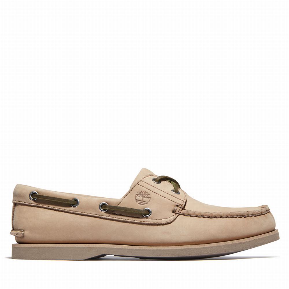 Timberland Classic Tekne Ayakkabısı Erkek Bej Rengi | TR-5610Q