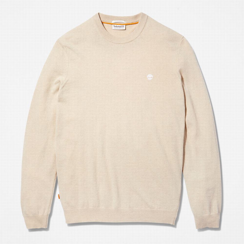 Timberland Cohas Brook Crewneck Kazak Erkek Beyaz | TR-2103R