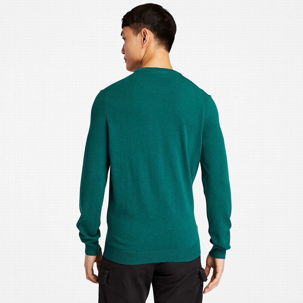 Timberland Cohas Brook Crewneck Kazak Erkek Yeşil | TR-2430V