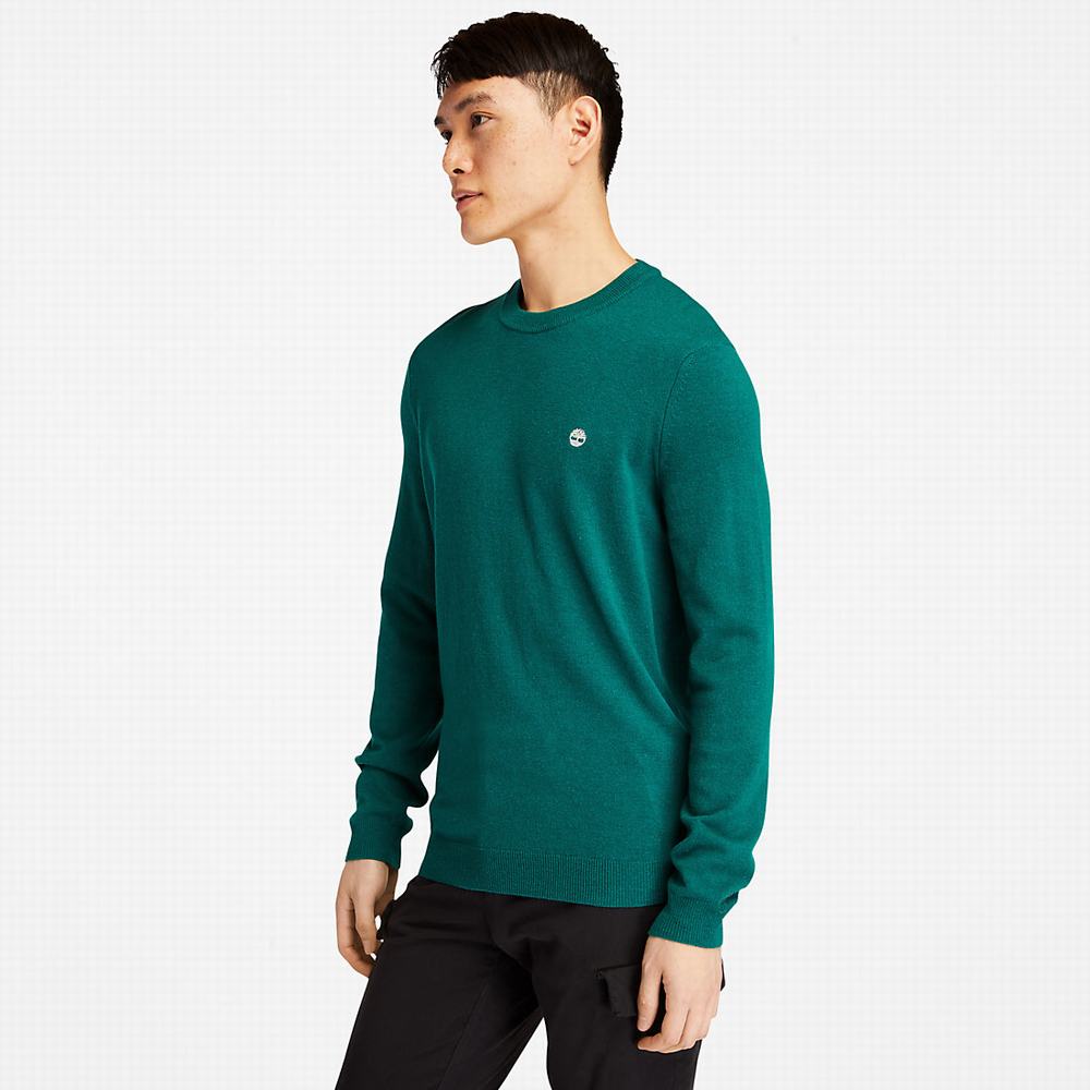 Timberland Cohas Brook Crewneck Kazak Erkek Yeşil | TR-2430V