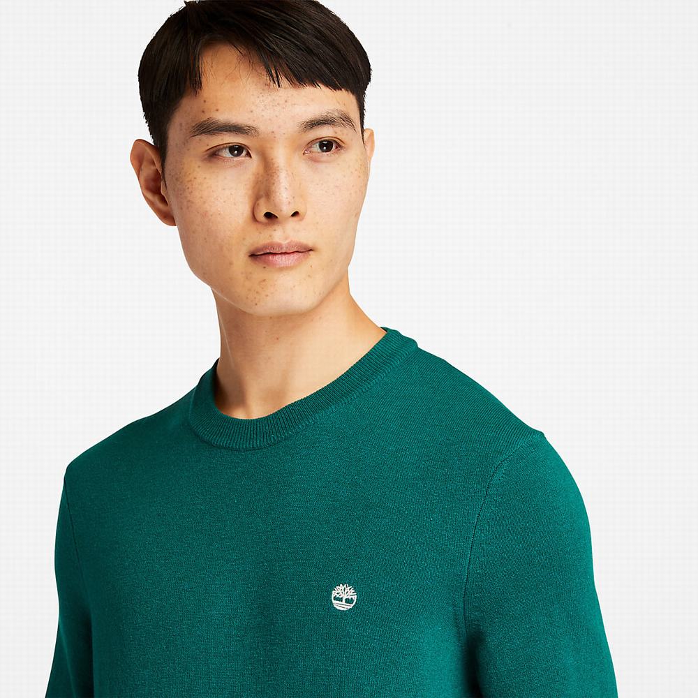 Timberland Cohas Brook Crewneck Kazak Erkek Yeşil | TR-2430V