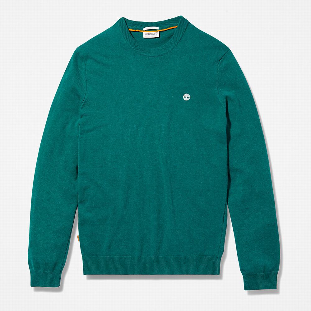 Timberland Cohas Brook Crewneck Kazak Erkek Yeşil | TR-2430V