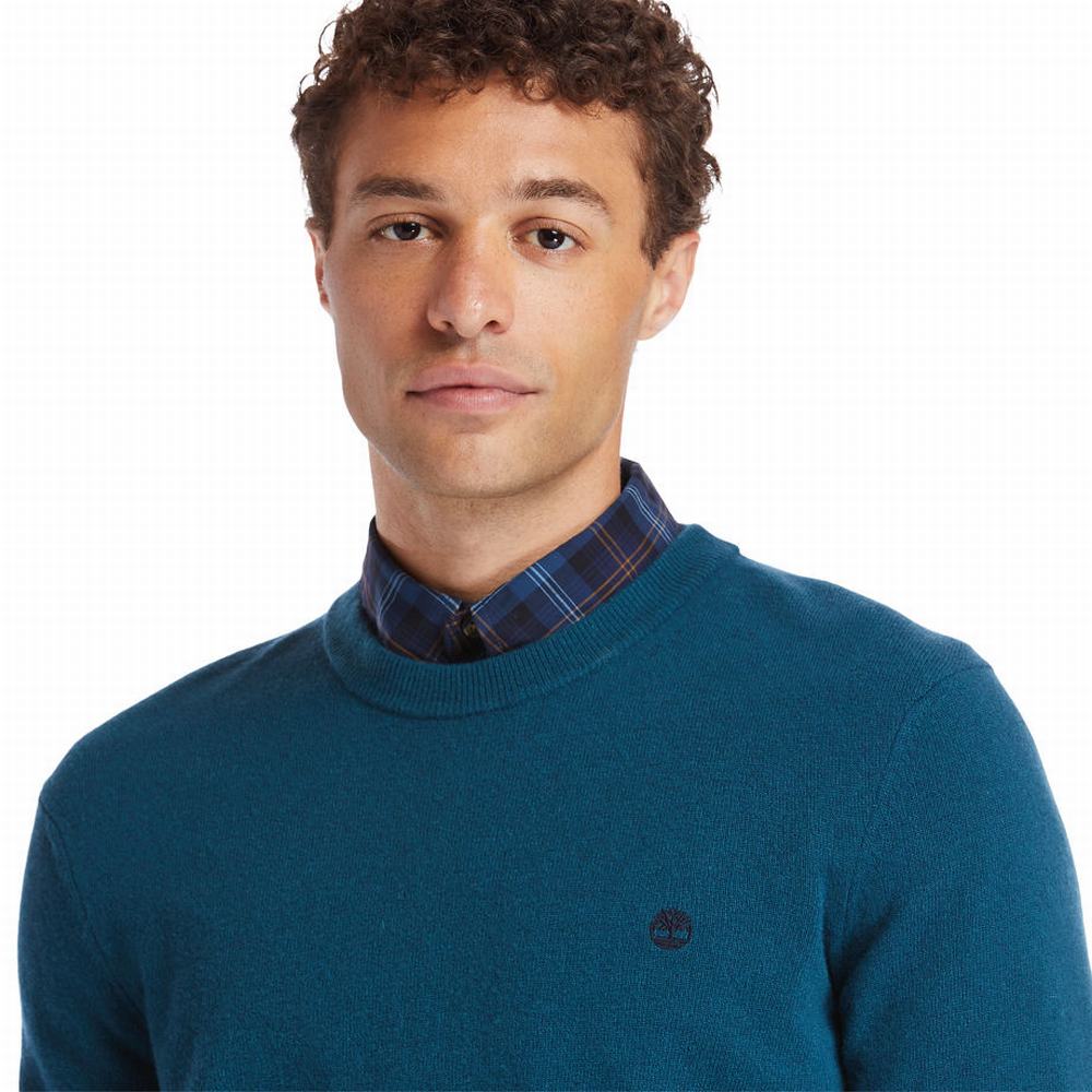 Timberland Cohas Brook Crewneck Kazak Erkek Yeşil | TR-5367E