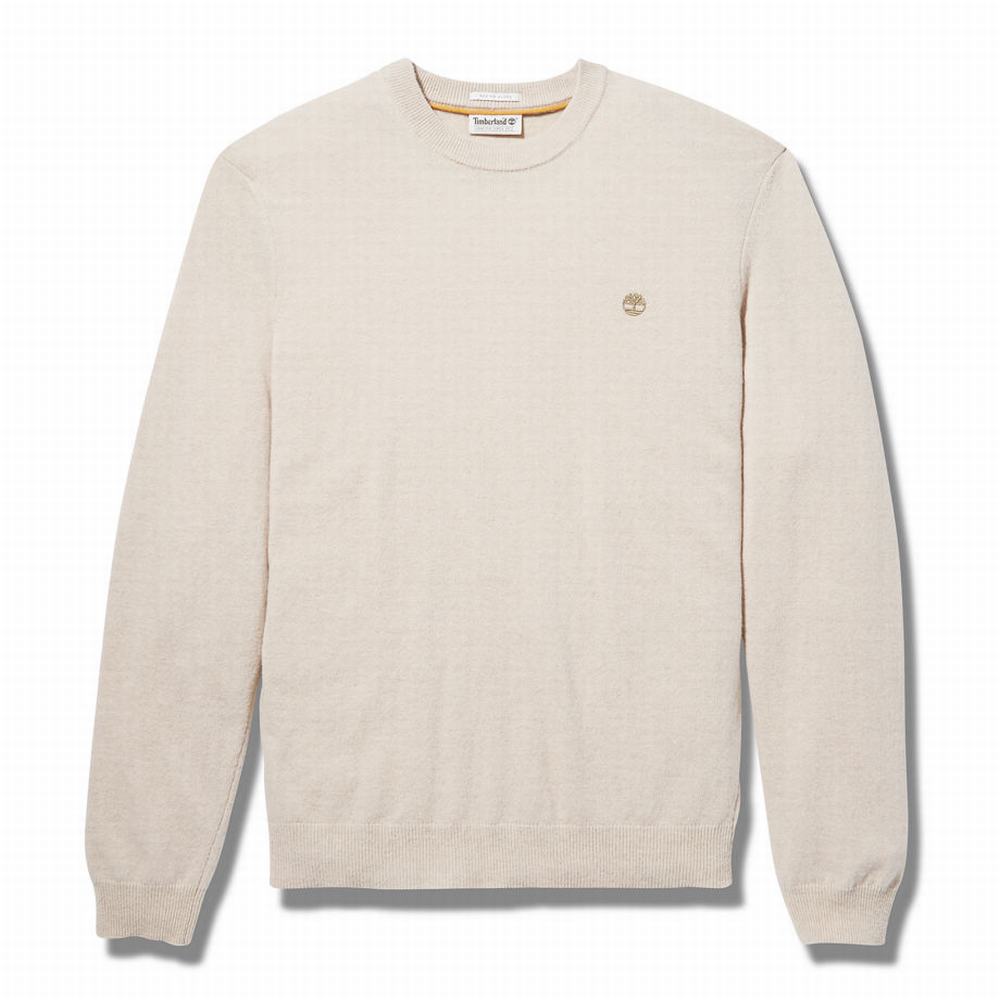Timberland Cohas Brook Crewneck Kazak Erkek Bej Rengi | TR-5709N