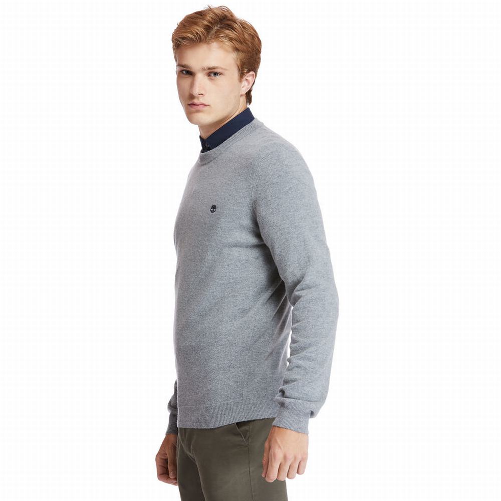 Timberland Cohas Brook Crewneck Kazak Erkek Gri | TR-6598W
