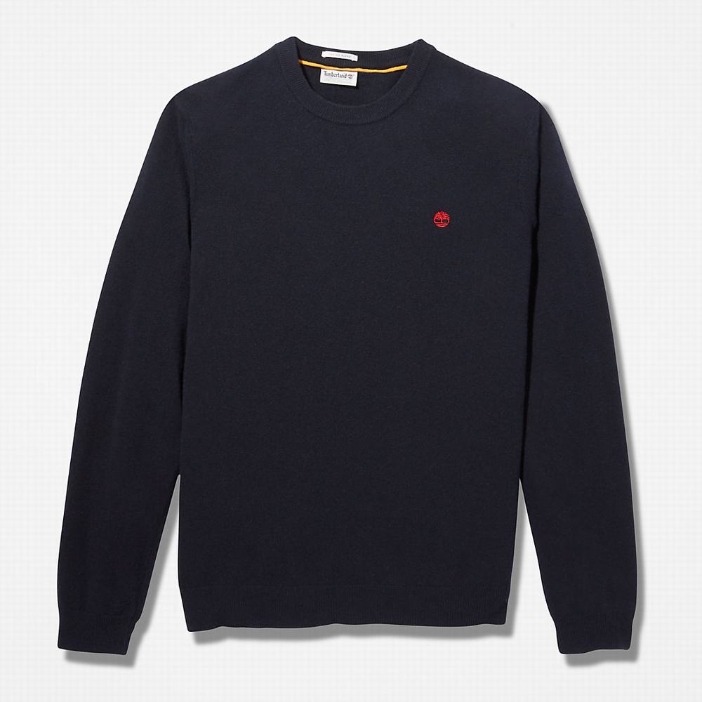 Timberland Cohas Brook Crewneck Kazak Erkek Lacivert | TR-7856P
