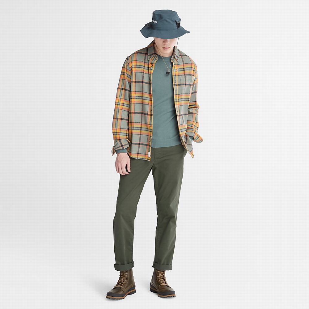 Timberland Cohas Brook Merino Süveter Erkek Yeşil | TR-2194E