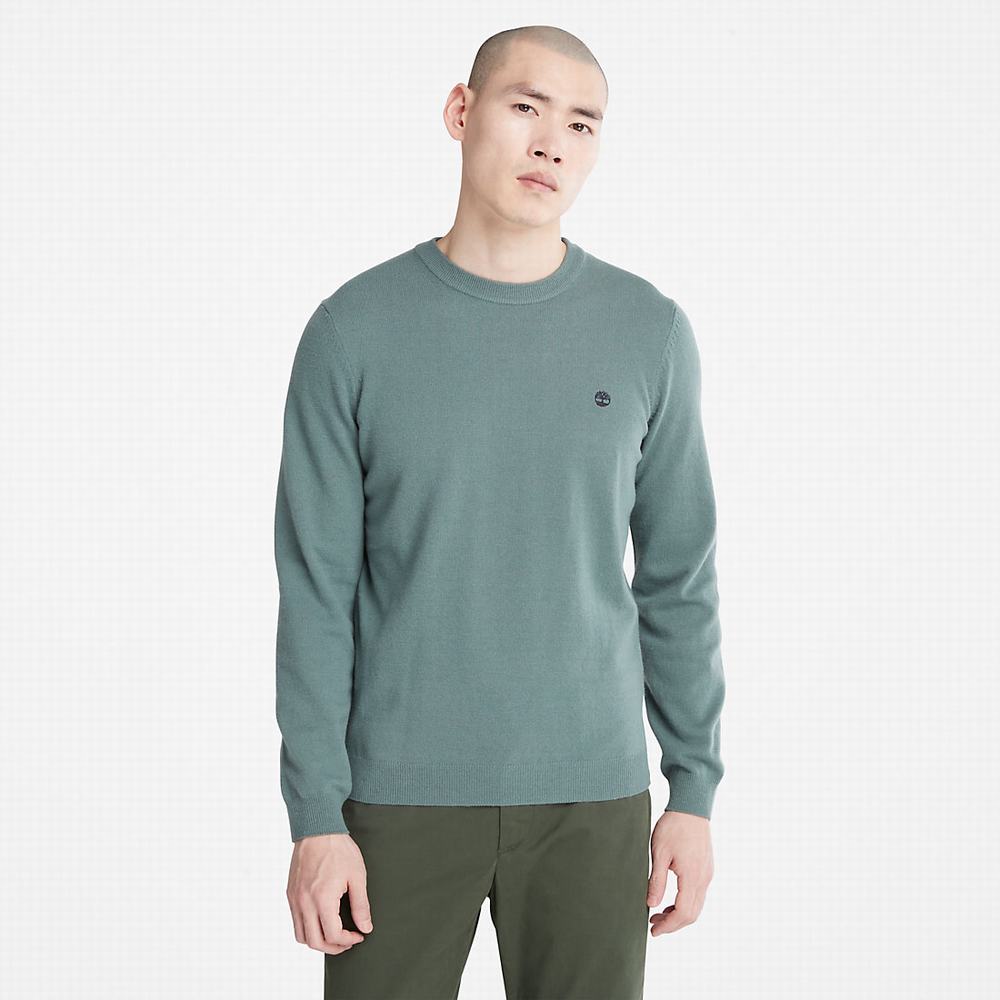 Timberland Cohas Brook Merino Süveter Erkek Yeşil | TR-2194E
