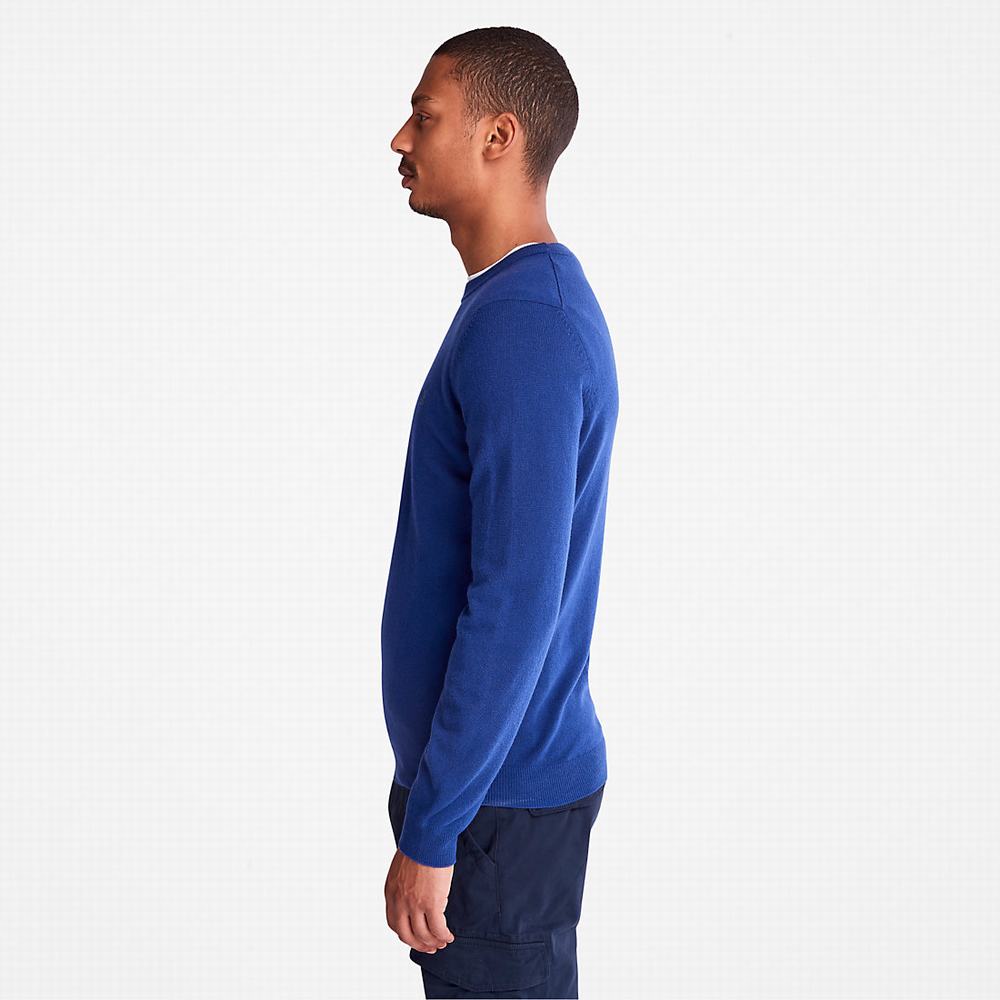 Timberland Cohas Brook Merino Süveter Erkek Koyu Mavi | TR-7589N