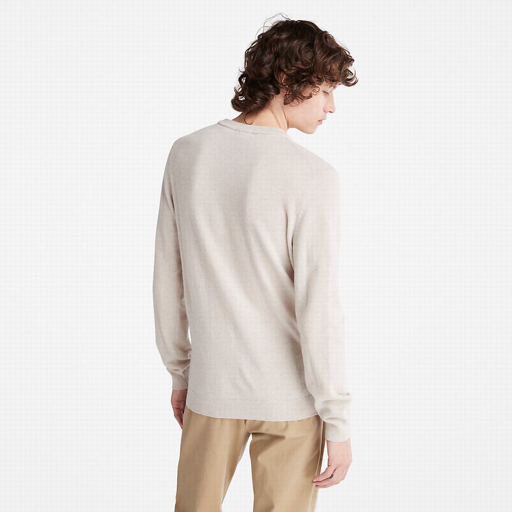 Timberland Cohas Brook Merino Süveter Erkek Açık Gri | TR-9305M