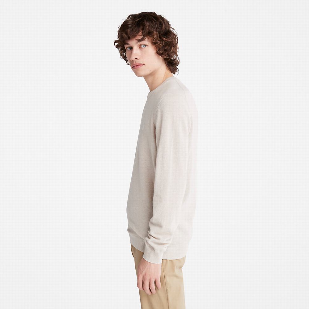 Timberland Cohas Brook Merino Süveter Erkek Açık Gri | TR-9305M