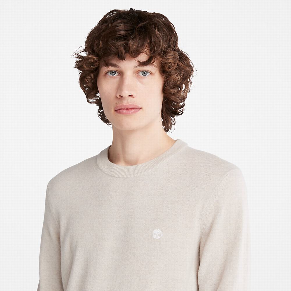 Timberland Cohas Brook Merino Süveter Erkek Açık Gri | TR-9305M